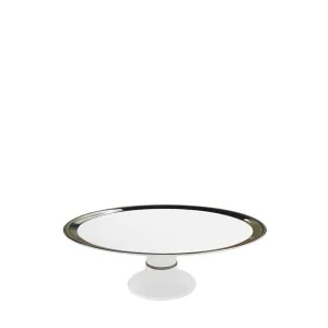 PLATINUM FOOTED PLATE 31CM