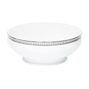 Plumes Platinum Salad Serving Bowl