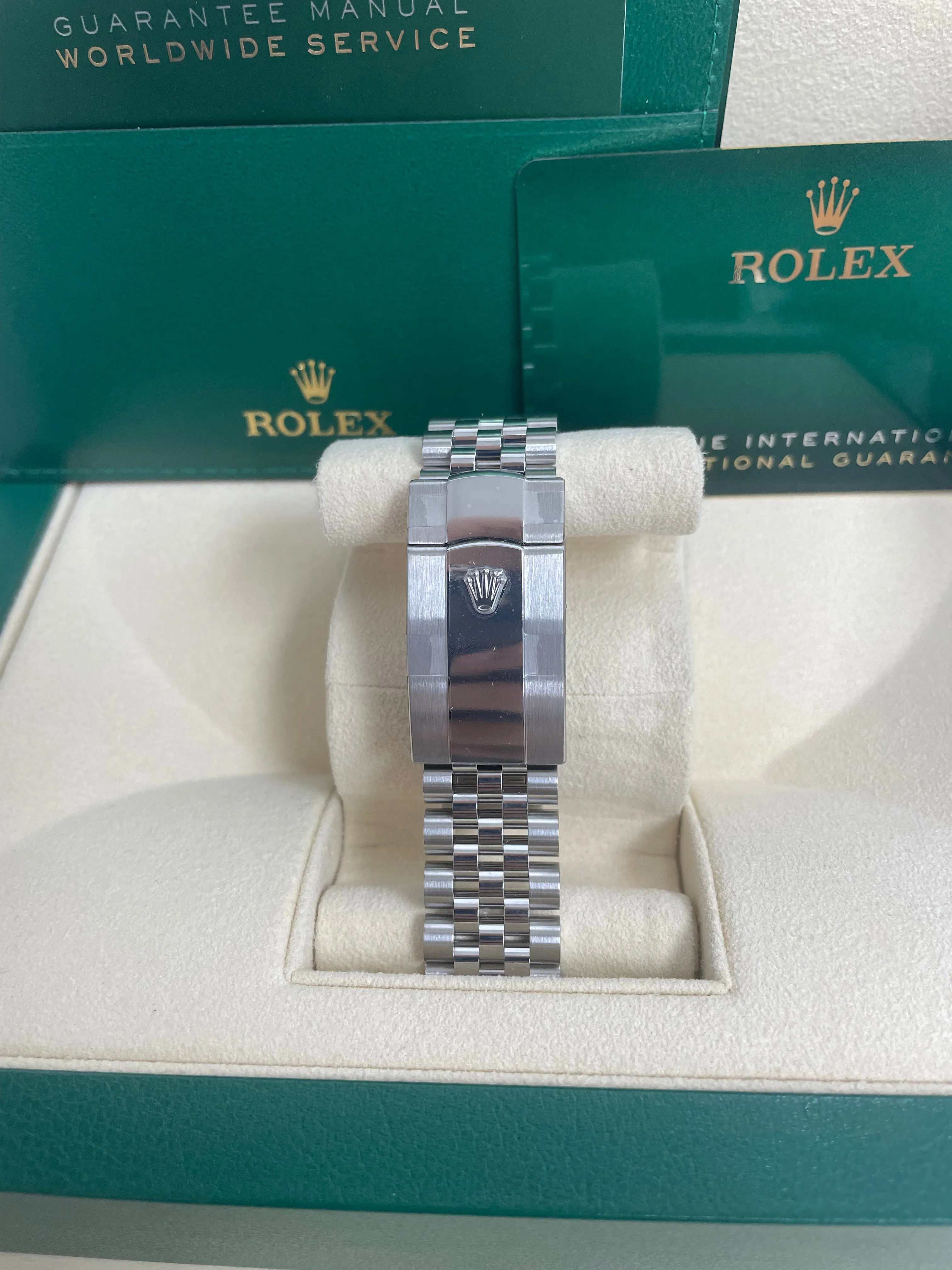 Rolex White Rolesor Sky-Dweller Black Index Dial  Jubilee Bracelet (Ref# 326934)