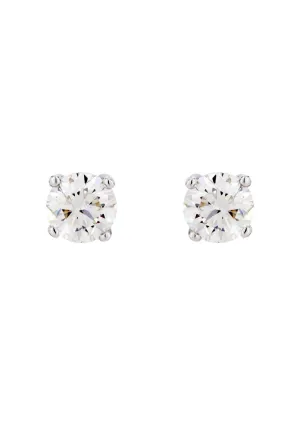 Round Diamond Stud Earrings | 1.4 Carats