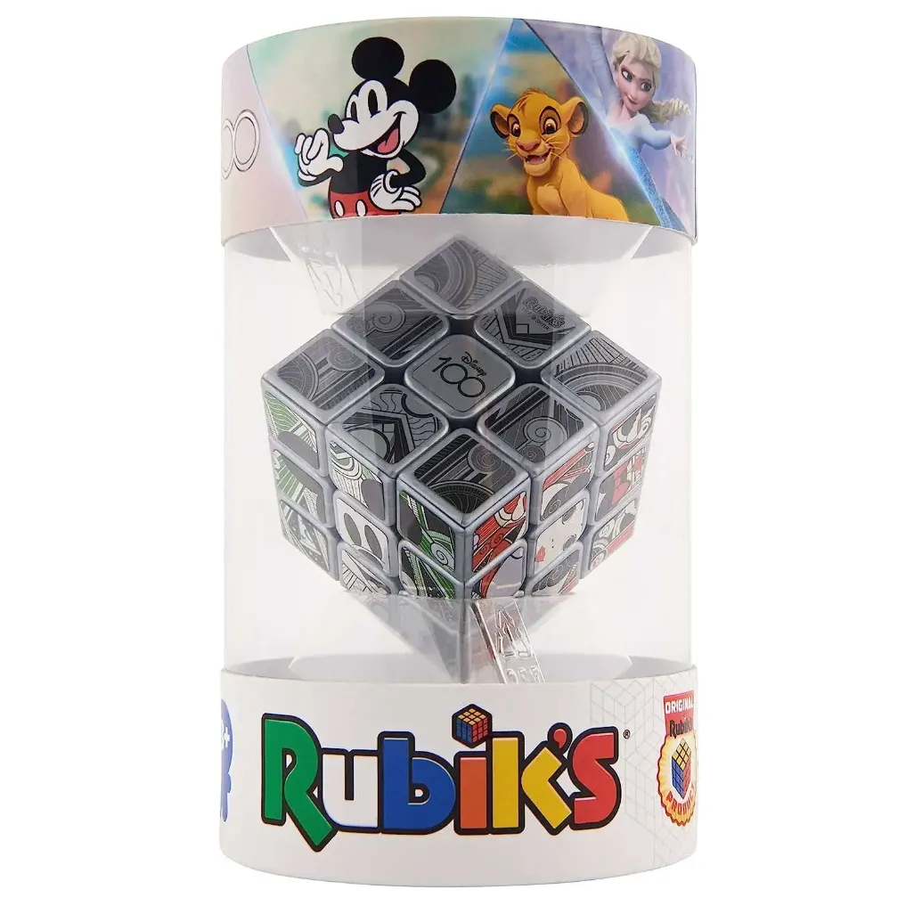 Rubik's Cube, Disney 100th Anniversary Metallic Platinum 3x3 Cube