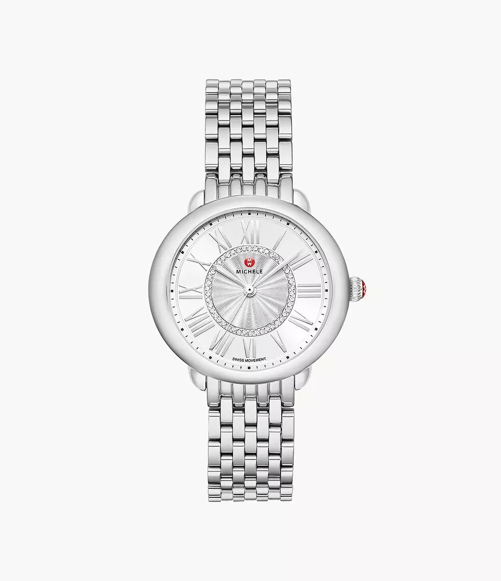 Serein Mid Stainless Diamond Dial Watch MWW21B000147