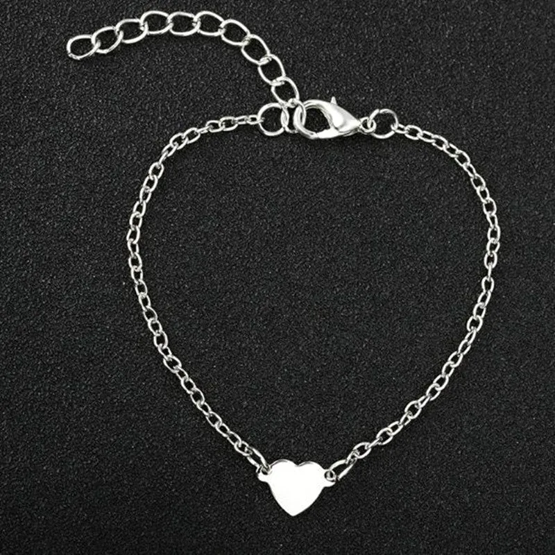 Sexy Heart-shaped Chain Bracelet