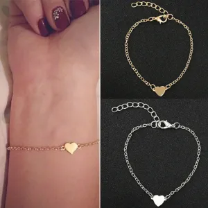 Sexy Heart-shaped Chain Bracelet