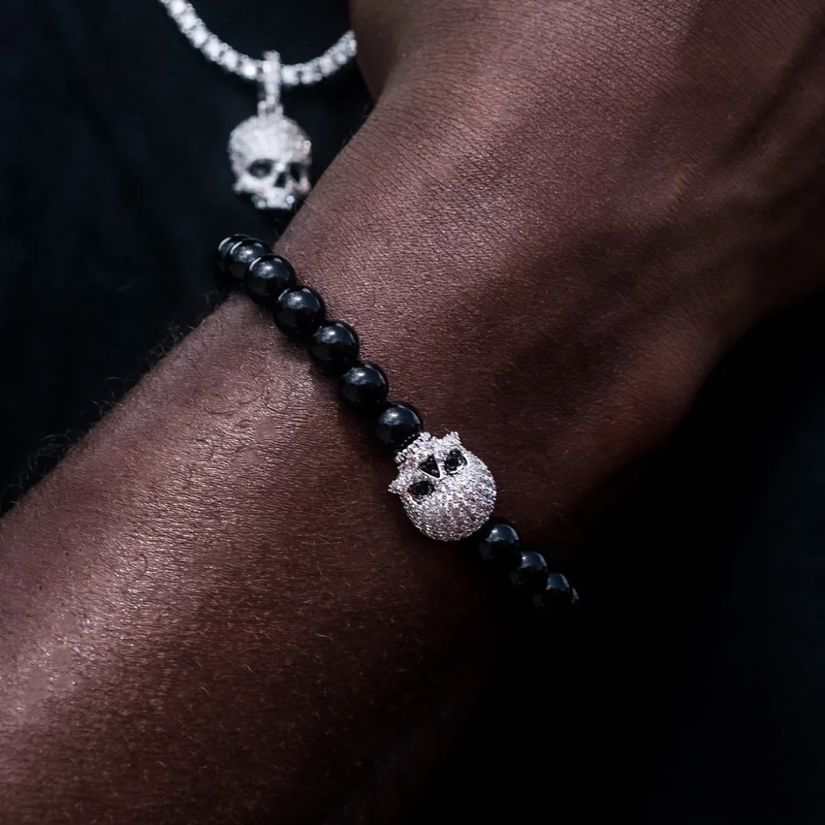 Skull Beaded Bracelet