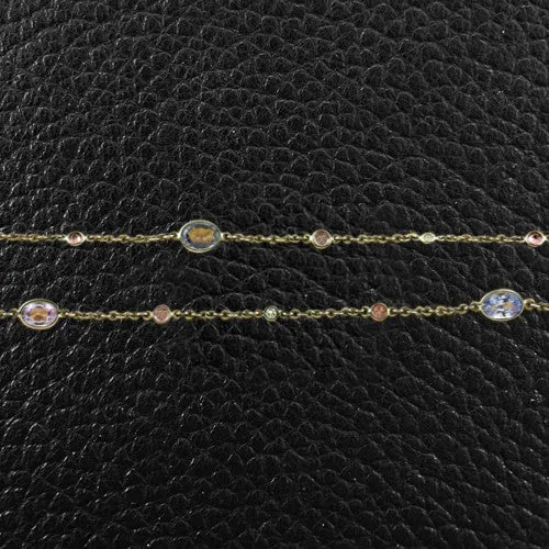 Spinel & Diamond Necklace