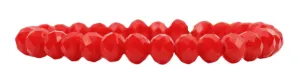 Stacker Stretch Bracelet - Bright Red