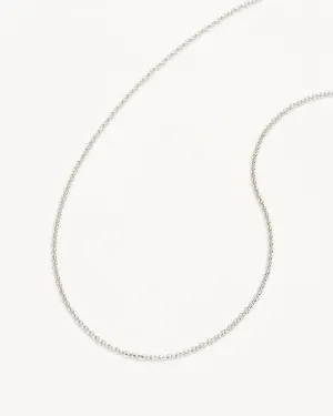 Sterling Silver 19" 2mm Belcher Chain Necklace