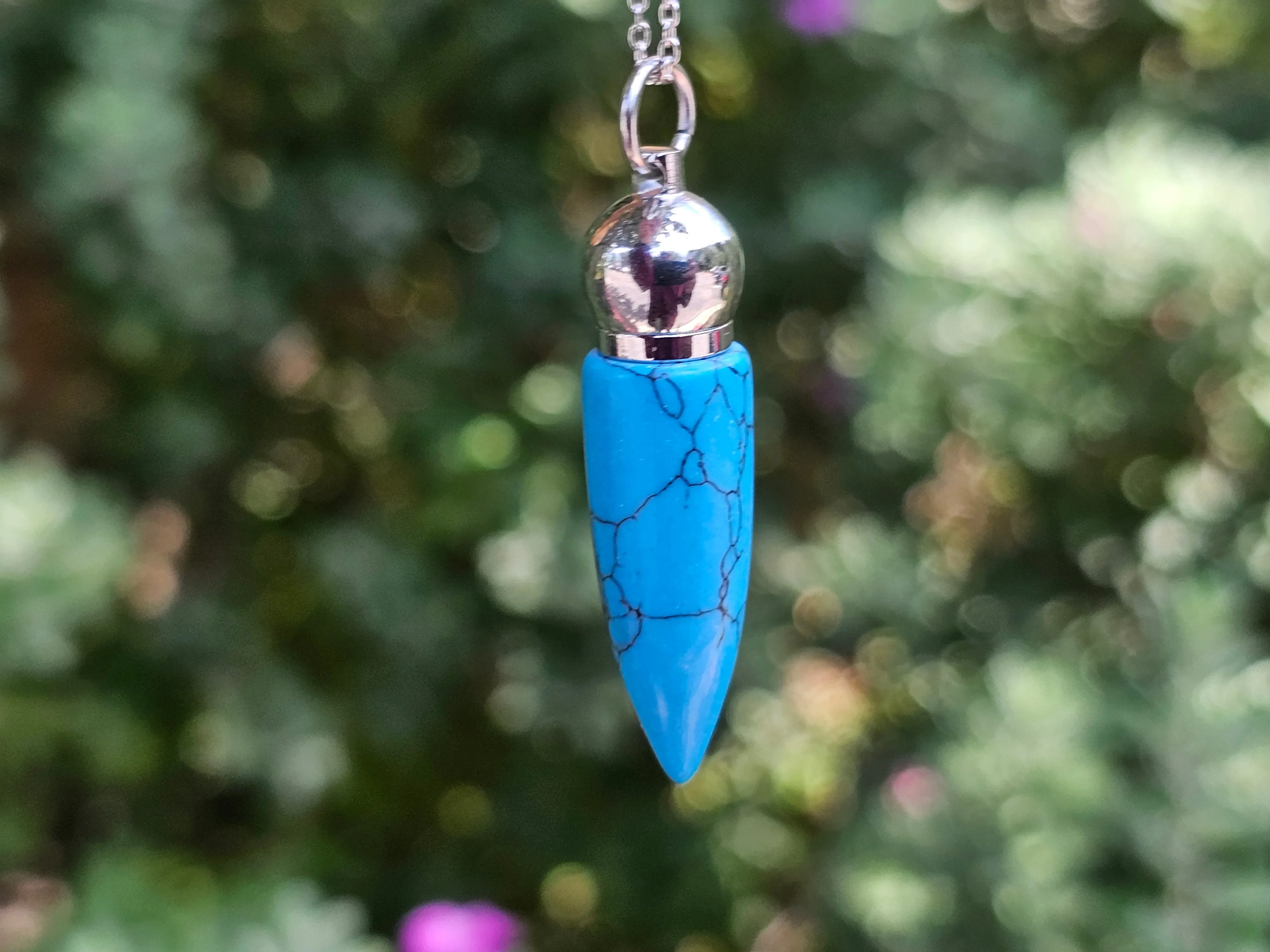 Stone Drop Pendant for Cremation Ash