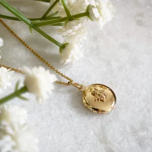 Wisteria London Gold Bee Locket